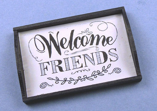 T747 Welcome Friends Tray
